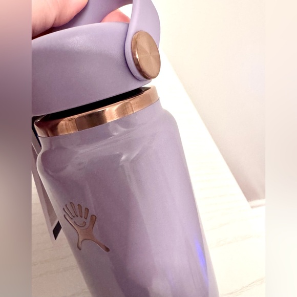 Hydro Flask Micro Hydro Insulated Bottle with Handle, 200 ml, Vapor Rose Gold - Picture 3 of 6